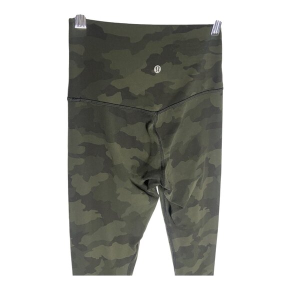 Lululemon Align Pant *Full Length 28" Incognito Camo Multi Gator Green-sz 4 - Picture 6 of 10
